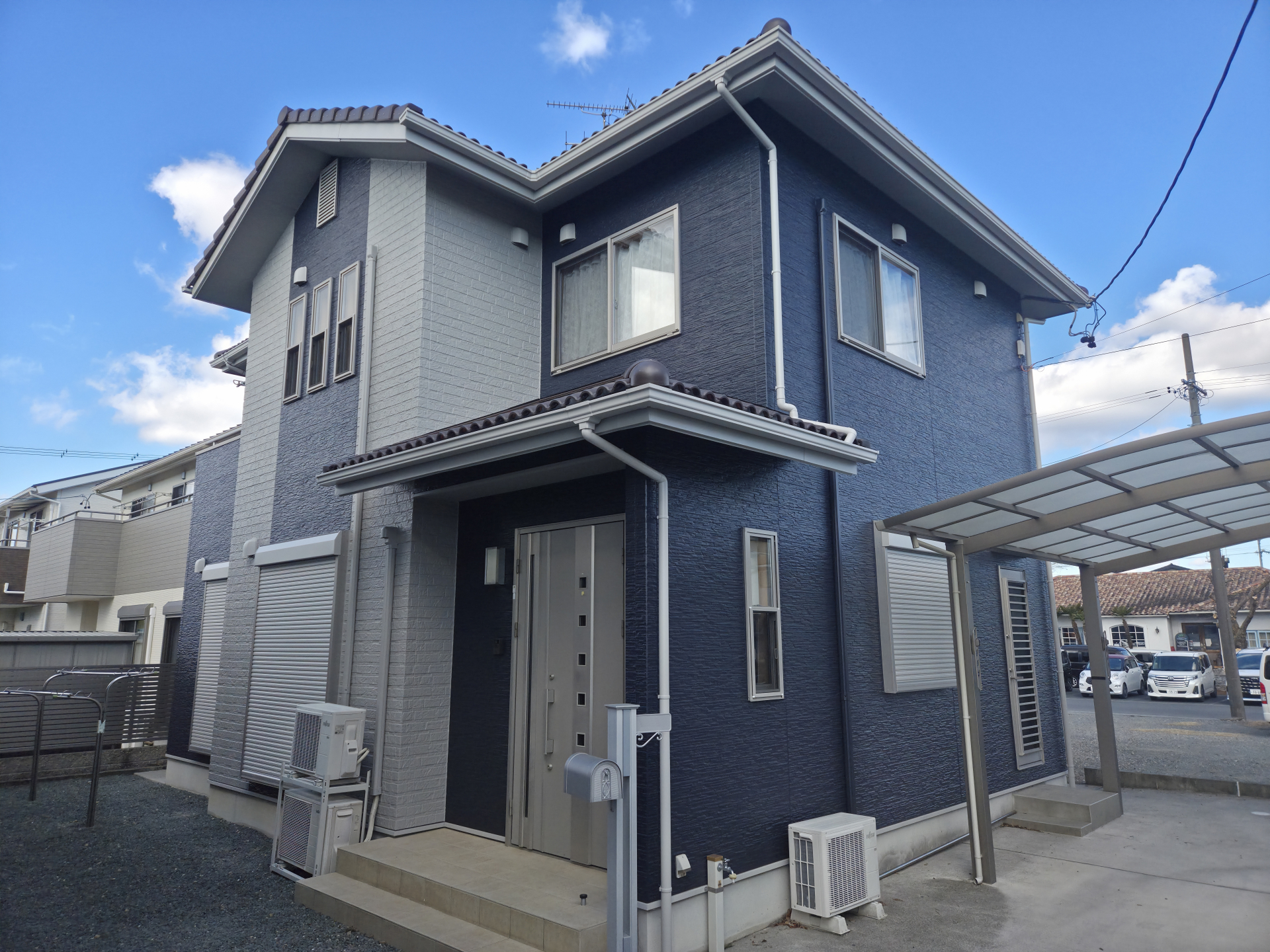 カラーシミュレーションで色彩提案 - 住宅・アパート向け 塗装 - 事例 